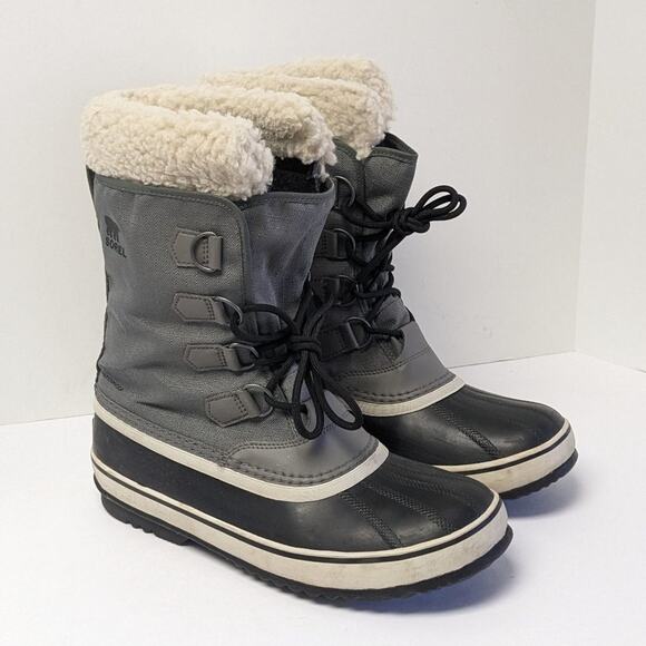 Sorel Winter Carnival Waterproof Snow Boots, Grey, Women's 10 M - Picture 1 of 5